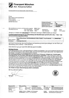MSD Freistellungsbescheinigung 2014 2016