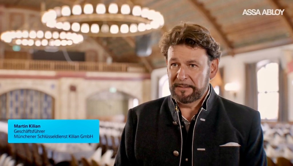 Martin Kilian im Hofbräuhaus – ASSA ABLOY eCliq